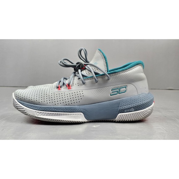 Under Armour Steph Curry 3ZER0 III Basketball Shoes Youth 7y Womens 8.5 Gray - Picture 1 of 6